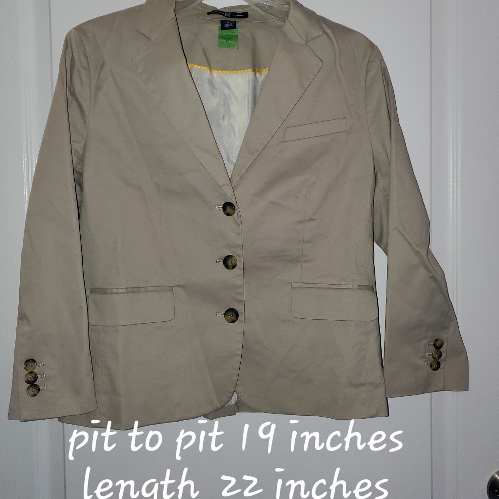 Khaki Gap  Blazer ladies size 8